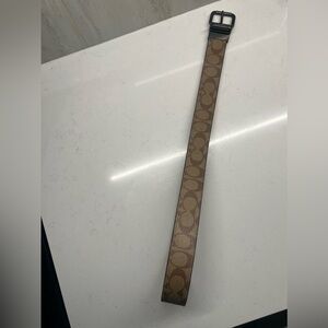 Coach leather reversible belt